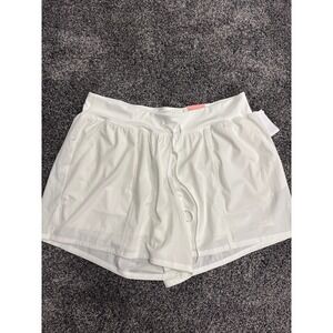 Livi‎ White Athletic Wicking Shorts Womens  Size 26/28 Side pockets